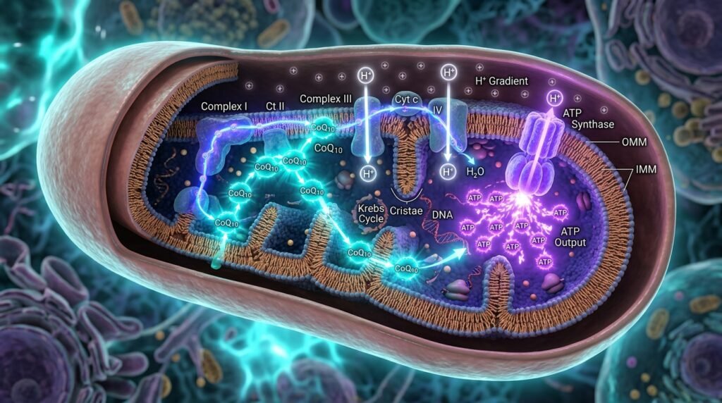 Mitochondrial Nutrient Partitioning: The Synergy of CoQ10, PQQ, and Alpha-Lipoic Acid in Sustaining Midlife Cellular Respiration