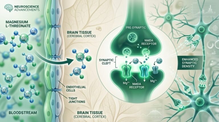 Magnesium L-Threonate vs Bisglycinate: Blood-Brain Barrier Kinetic Transport, NMDA Receptors & Synaptic Density (2026 Guide)